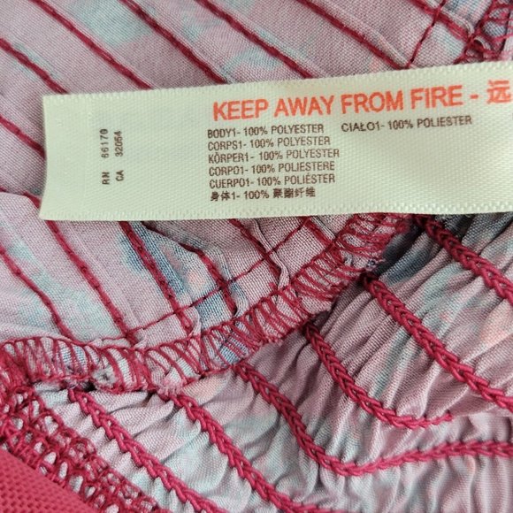 FREE PEOPLE brunch date floral print red combo bodysuit Sz S NEW - Picture 13 of 13